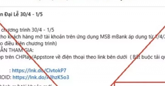 Ngân hàng cảnh báo lừa đảo kiểu mới