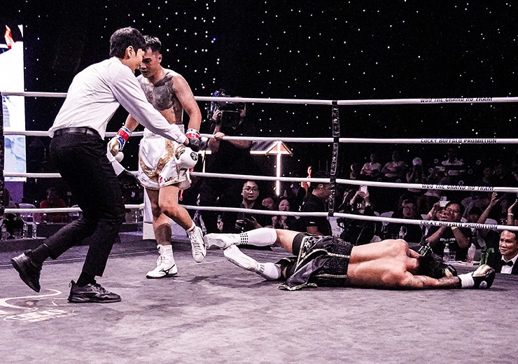 Võ sĩ Việt Nam hạ knock-out cao thủ Thái Lan tại sự kiện boxing danh giá - 1