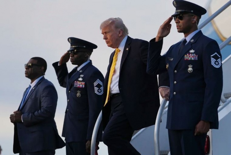 Tổng thống Trump. Ảnh: AP