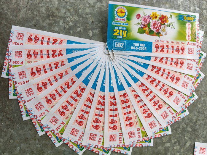 Sáng 4-5, vé trúng xổ số miền Nam xuất hiện ở 3 tỉnh - 6