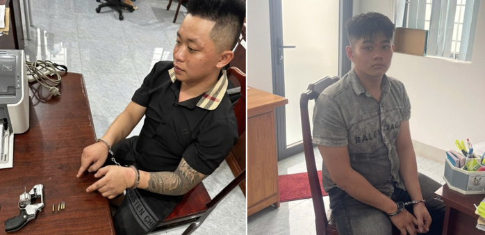 2 đối tượng cùng khẩu súng
