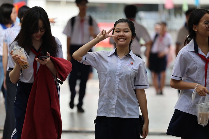 Thí sinh tại kỳ thi lớp 10 năm 2025