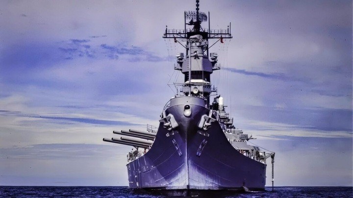 Tàu chiến USS Missouri của Hải quân Mỹ. Ảnh Creative Commons