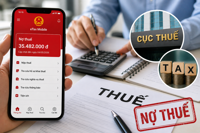 Nhiều cá nhân khi tra cứu ứng dụng eTax Mobile đã phát hiện mình còn nợ thuế, dẫn đến lo lắng về việc bị tạm hoãn xuất cảnh. Ảnh minh họa AI