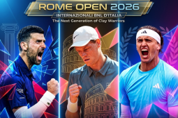 Kết quả thi đấu tennis đơn nam Rome Open 2026 mới nhất