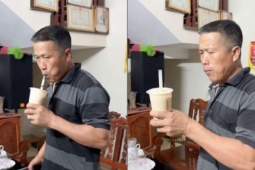 Bị bố cấm uống trà sữa, con gái tung chiêu 'tòa không thử không hiểu được đâu'