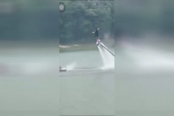 Đơn vị tổ chức lý giải nguyên nhân tai nạn flyboard ở Ninh Bình
