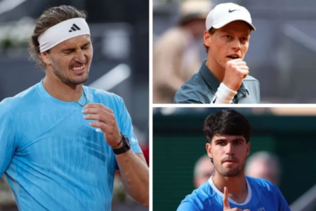 Sinner bỏ xa Alcaraz, "Búp bê" Kostyuk bay cao (Bảng xếp hạng tennis 4/5)