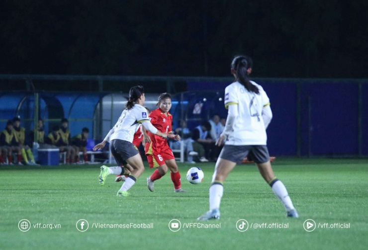 U17 nữ Việt Nam để thua 0-3 trước U17 nữ Trung Quốc. Ảnh: VFF.