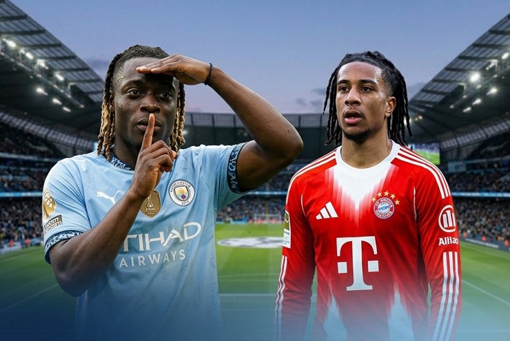 Olise ghi bàn kỳ quặc giải cứu Bayern, Doku “vẽ cầu vồng” níu hy vọng cho Man City