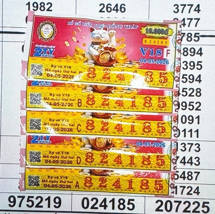 Nhiều người ở TPHCM, Tây Ninh và Vĩnh Long trúng xổ số miền Nam vào sáng 5-5 - 4