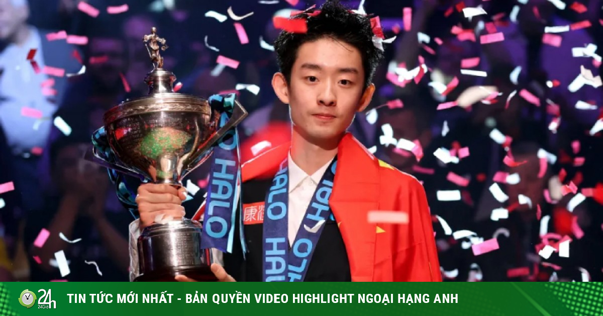 Wu Yize 22 tuổi lật đổ Shaun Murphy, trở thành nhà vô địch snooker thế giới trẻ thứ hai lịch sử