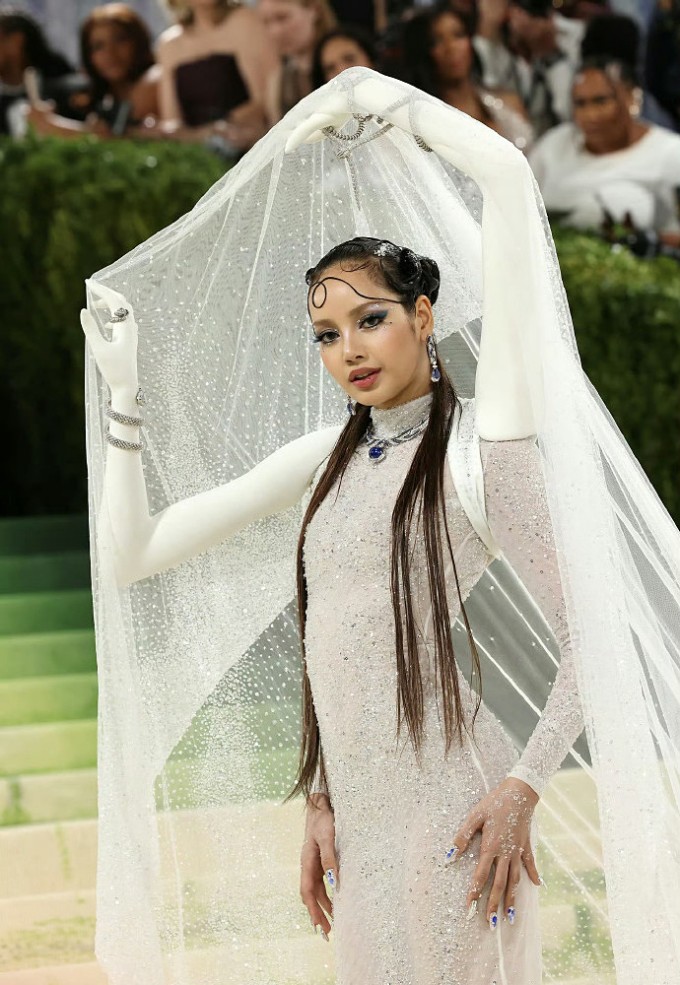 Đầm 'Bạch Cốt Tinh' của Lisa ở Met Gala bị chê 'như màn chống muỗi' - 1