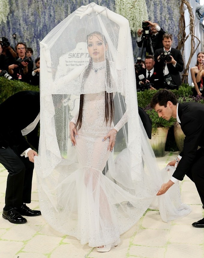 Đầm 'Bạch Cốt Tinh' của Lisa ở Met Gala bị chê 'như màn chống muỗi' - 4