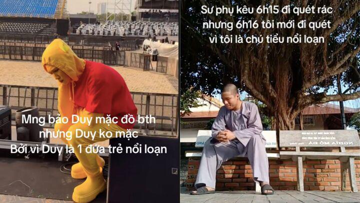 Nhiều người trẻ đủ ngành nghề cũng tham gia vào trào lưu "đứa trẻ nổi loạn" cùng bạn bè. (Ảnh chụp màn hình)