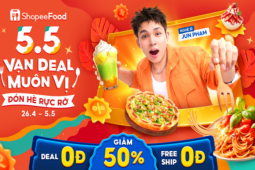 ShopeeFood 5.5 vạn deal muôn vị đổ bộ, đón hè no nê quên lối về