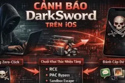 Cảnh báo bộ công cụ DarkSword 'tấn công' chiếm quyền kiểm soát thiết bị iPhone
