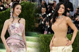 'Công chúa Dior' Jisoo vào top sao mặc đẹp ở Met Gala 2026