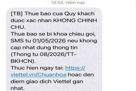 Xác thực thông tin thuê bao: Hàng nghìn SIM đã bị khoá do... không chính chủ