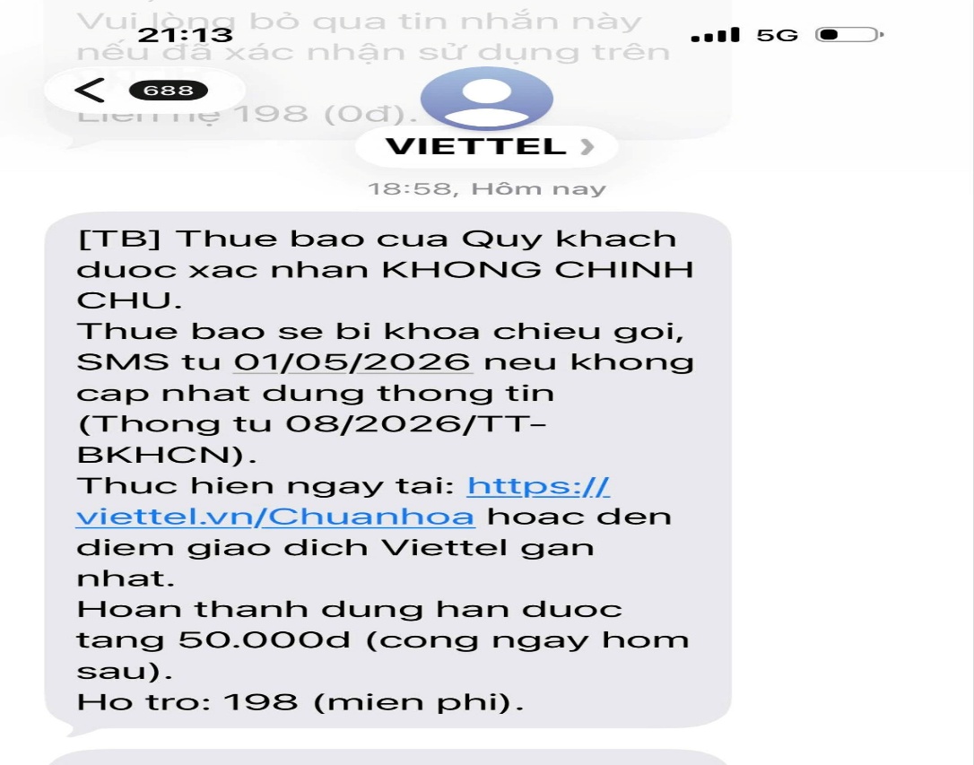 Xác thực thông tin thuê bao: Hàng nghìn SIM đã bị khoá do... không chính chủ - 2