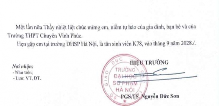 Hiếm có: Mới học lớp 10, hai nam sinh Phú Thọ được đích thân hiệu trưởng Đại học Sư phạm Hà Nội mời nhập học - 3