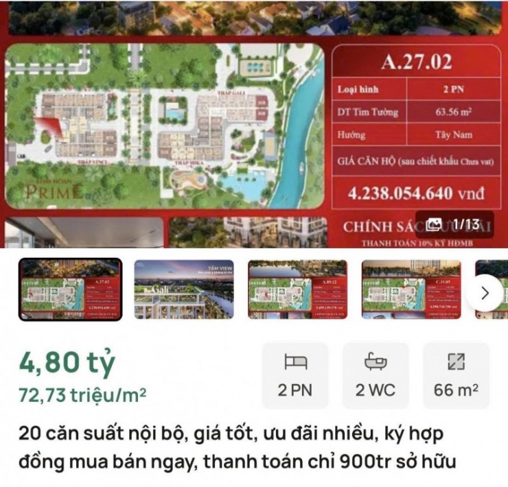 Những dòng quảng cáo bán suất nội bộ, giá ưu đãi thế này xuất hiện rất nhiều trên mạng xã hội.