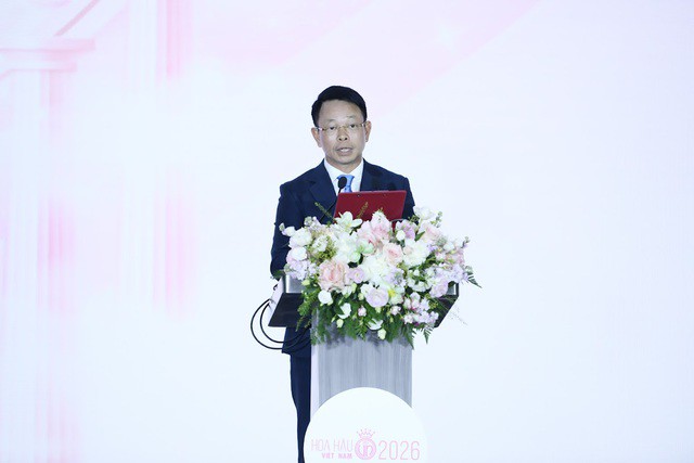 Nhà báo Phùng Công Sưởng, Tổng Biên tập Báo Tiền Phong - Trưởng BTC Hoa hậu Việt Nam 2026.