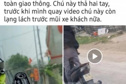 Người đàn ông buông hai tay lái xe trên QL1A: Xác minh mắc bệnh, không xử phạt