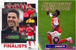Lộ diện anh tài đầu tiên của chung kết Cúp C1: Arsenal ngạo nghễ tranh ngôi báu