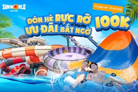 Công viên nước Sun World Sam Son, Thanh Hóa ưu đãi vé chỉ 100.000 đồng