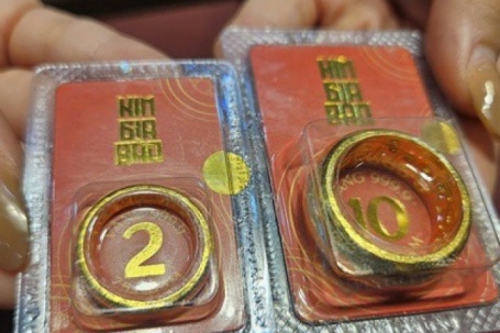 Sáng 6-5, giá vàng miếng SJC, vàng nhẫn tăng 2,5 triệu đồng/lượng