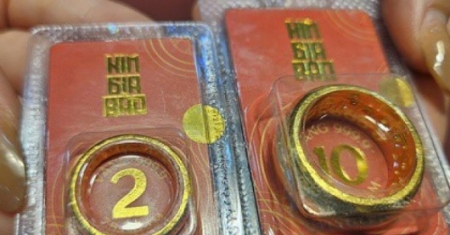 Sáng 6-5, giá vàng miếng SJC, vàng nhẫn tăng 2,5 triệu đồng/lượng
