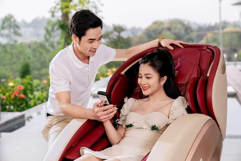 Ghế massage trở thành thiết bị chăm sóc sức khỏe được nhiều gia đình ưa chuộng