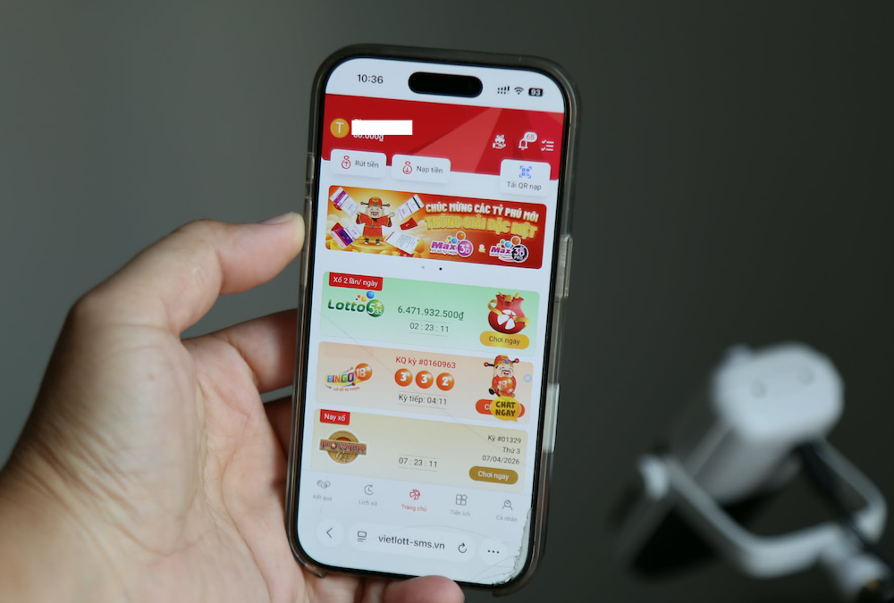Xổ số Lotto 5/35 có bán vé qua điện thoại.