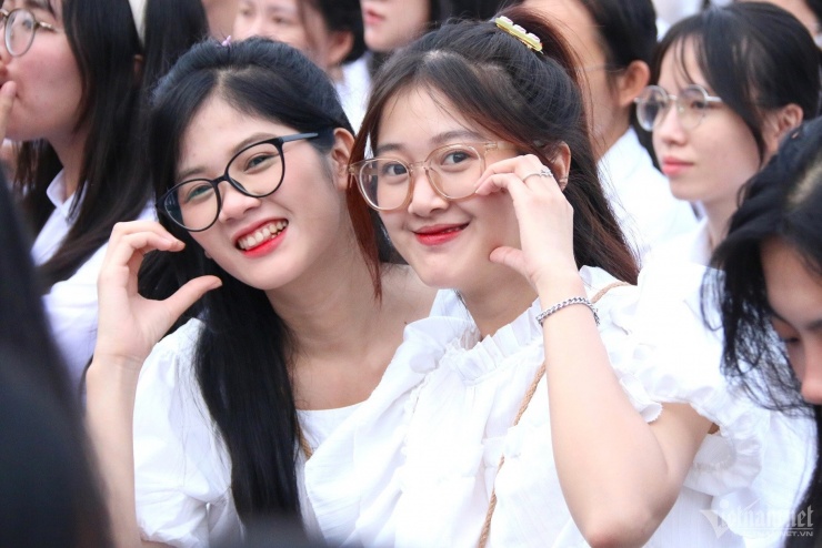 Sinh viên Trường Đại học Sư phạm Hà Nội. Ảnh: Thanh Hùng