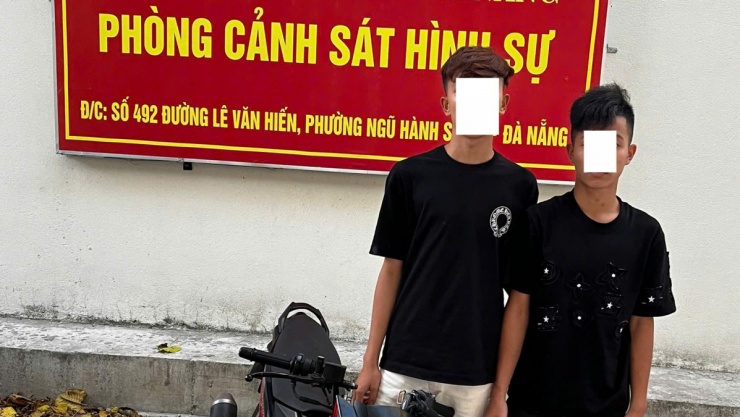 2 đối tượng lúc bị bắt