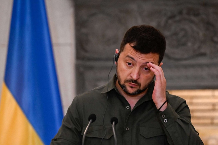 Tổng thống Ukraine Zelensky. Ảnh Getty