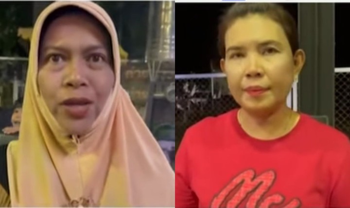 2 bà mẹ Thái Lan Nareerat và Chutima cho con trai lên sàn Muay thi đấu