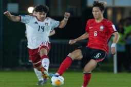 Video bóng đá U17 Hàn Quốc - U17 UAE: "Phủ đầu" choáng váng, ông lớn kém U17 Việt Nam (giải châu Á)