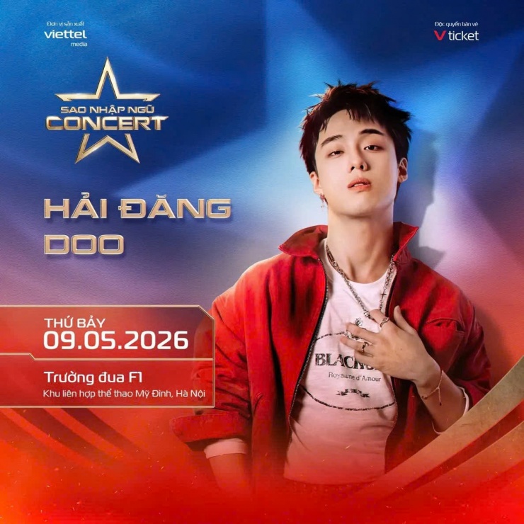 Hải Đăng Doo sẽ không tham gia concert “Sao nhập ngũ” diễn ra tại Mỹ Đình, Hà Nội.