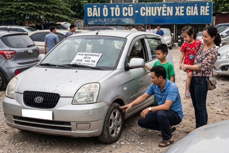 Với xe cũ giá rẻ tầm 150 triệu đồng, người mua buộc phải đánh đổi nhiều thứ để có được chiếc xe ít hỏng vặt nhất. Ảnh minh họa&nbsp;