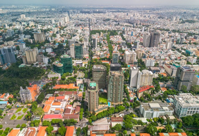 Bất động sản khu trung tâm TP HCM, tháng 7/2025. Ảnh: Quỳnh Trần