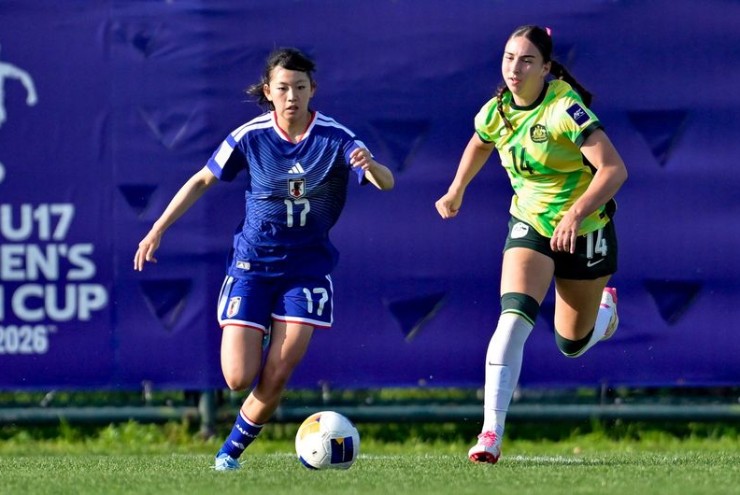 U17 Nhật Bản thể hiện sự vượt trội