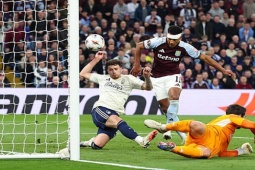 Video bóng đá Aston Villa - Nottingham Forest: Tưng bừng 4 bàn, đặt vé tới Istanbul (Europa League)