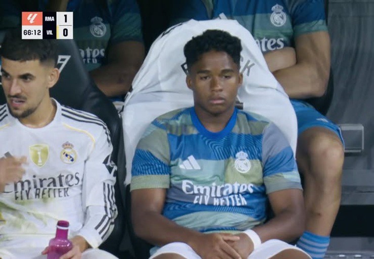 Hình ảnh quen thuộc của Endrick tại Real Madrid