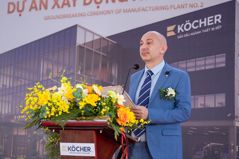 Ông Mr. David ROUMANIE - Giám đốc tập đoàn Eurokera tại Châu Á Thái Bình Dương