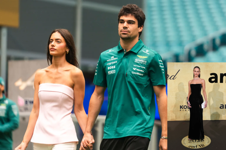 Lance Stroll được nhìn thấy nắm tay bạn gái mới Yael tại chặng đua Miami Grand Prix