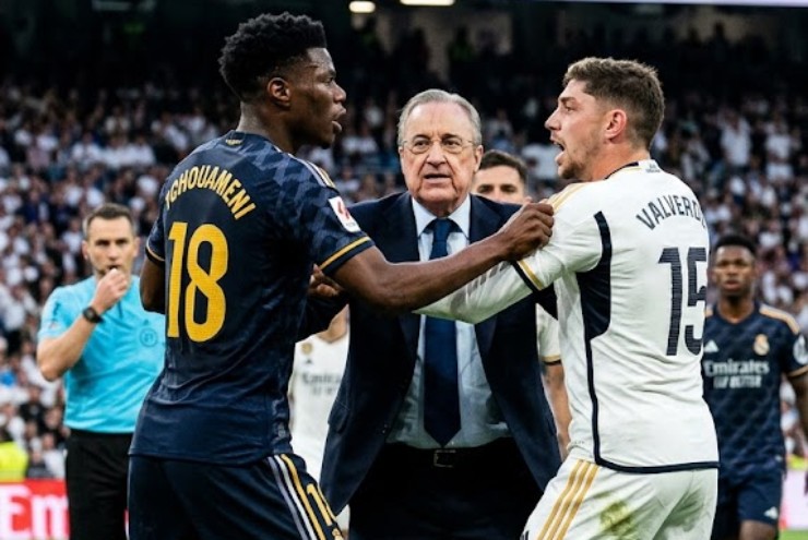 Real chính thức điều tra vụ Tchouameni và Valverde ẩu đả
