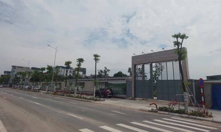 Dự án Nhà tang lễ quận Thanh Xuân được triển khai trên địa bàn phường Khương Đình. Ảnh: CAND.