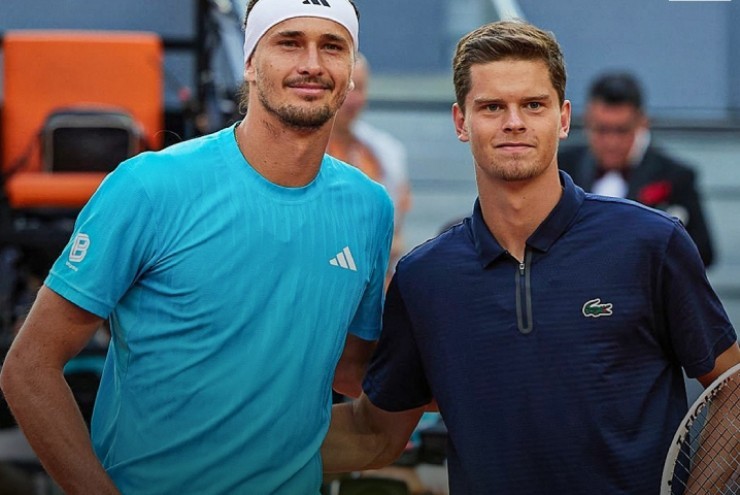 Tennis đỉnh cao Rome Open: Zverev gặp hiểm họa, “truyền nhân Nadal” so tài Arnaldi